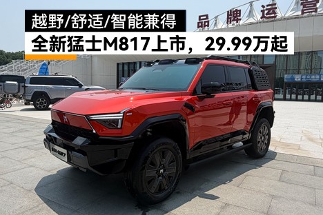 全新猛士M817上市，29.99万起
